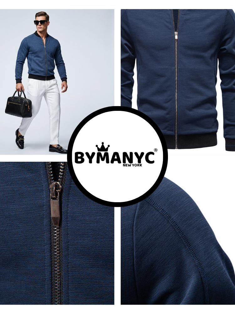 Men's Technical Bomber Jacket HUDSON New Collection Prêt-à-Porter BYMANYC ® New York by BYMANYC ® New York