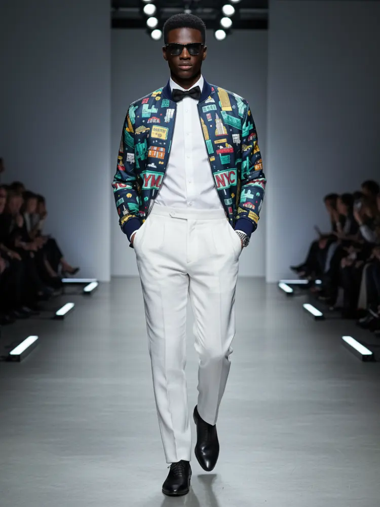 Men's WALL STREET Bomber Jacket BYMANYC ® New York by BYMANYC ® New York