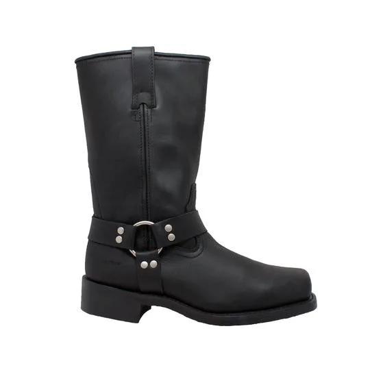 Men's 13" Harness Boot Black Leather Boots by AdTec