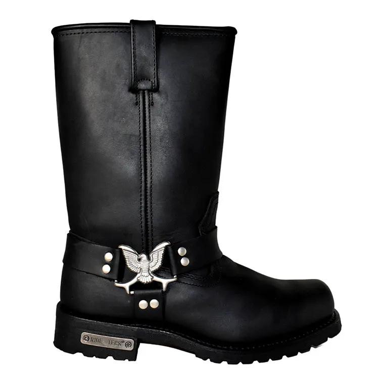 Men's 13" Side Zipper Boot Black by AdTec