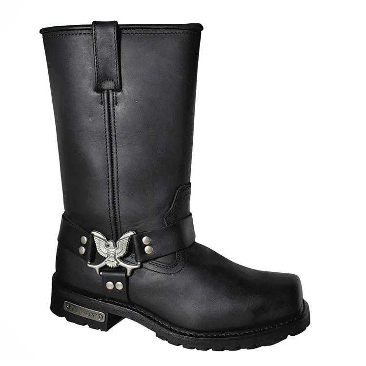 Men's 13" Side Zipper Boot Black by AdTec