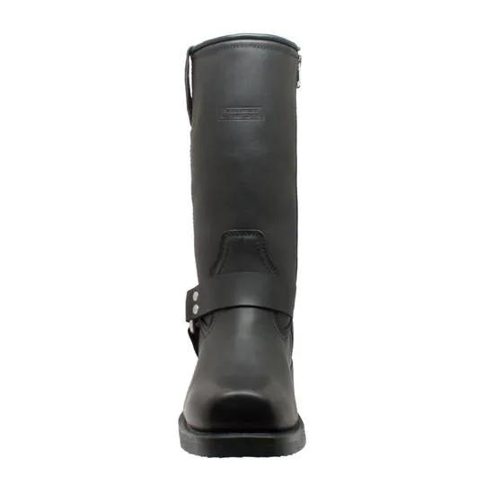 Men's 13" Waterproof Harness Boot Black Leather Boots by AdTec