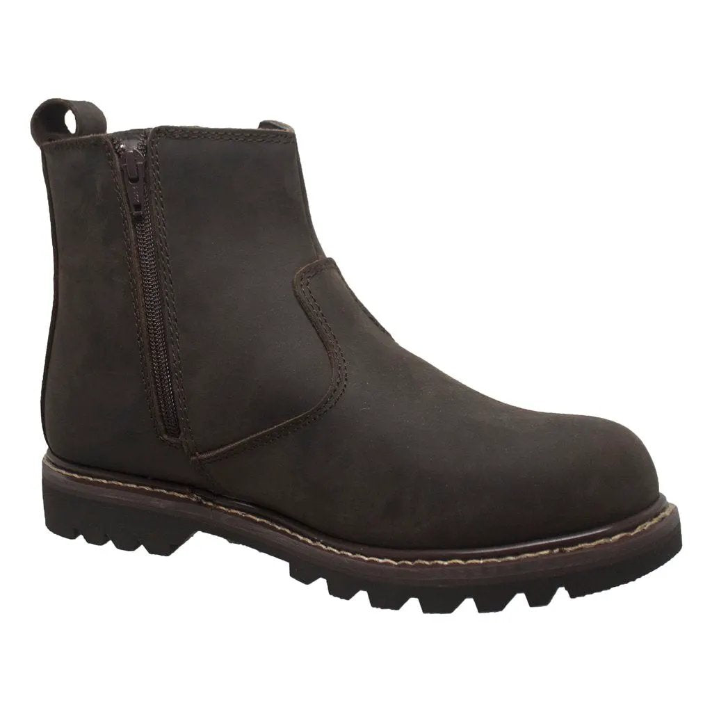 Men's 6" Australian Boot Brown Leather Boots by AdTec