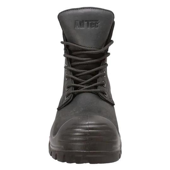 Men's 6" Black Waterproof Composite Toe Work Leather Boots by AdTec