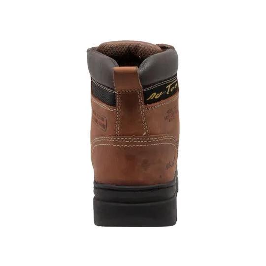Men's 6" Brown Steel Toe Hiker Leather Boots by AdTec