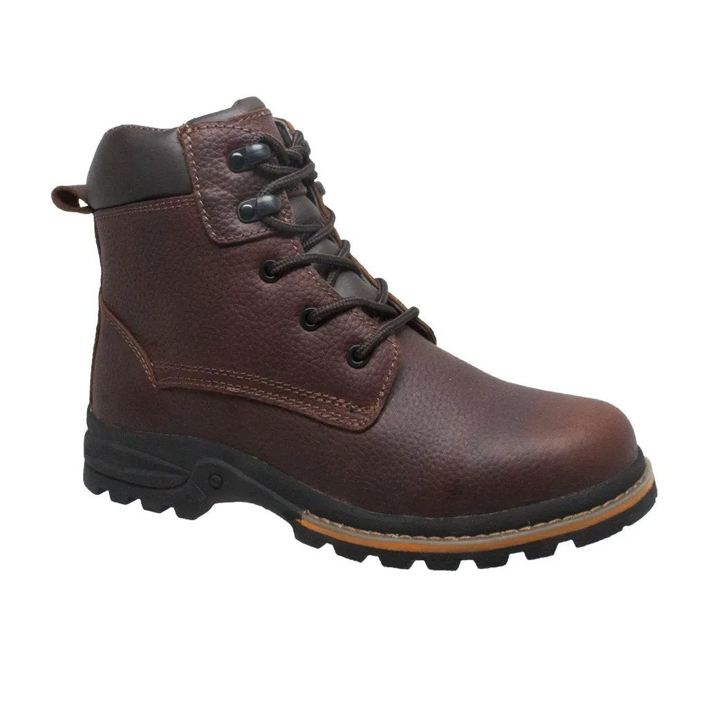 Men's 6" Brown Work Leather Boots by AdTec