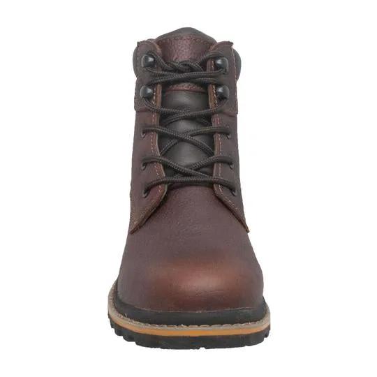 Men's 6" Brown Work Leather Boots by AdTec
