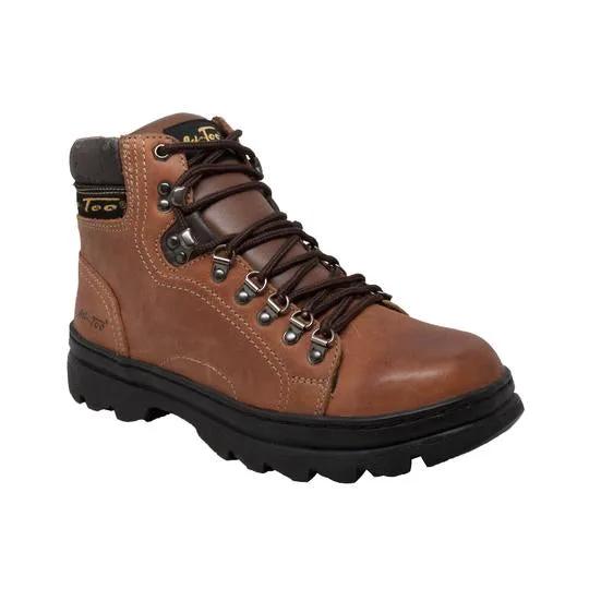 Men's 6" Hiker Brown Leather Boots by AdTec
