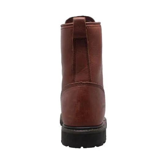 Men's 9" Chestnut Packer Leather Boots by AdTec