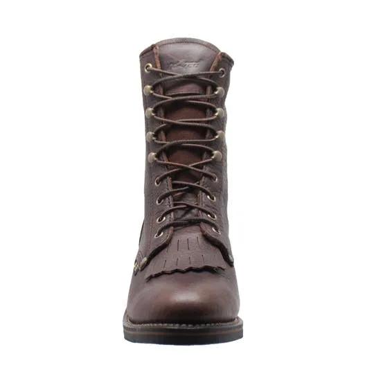 Men's 9" Chestnut Packer Leather Boots by AdTec