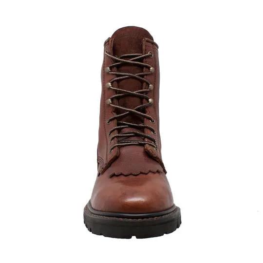 Men's 9" Chestnut Packer Leather Boots by AdTec