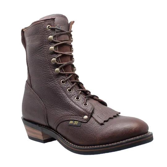 Men's 9" Chestnut Packer Leather Boots by AdTec