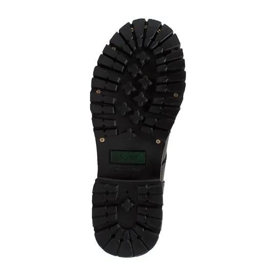 Men's 9" Steel Toe Logger Black Leather Boots by AdTec