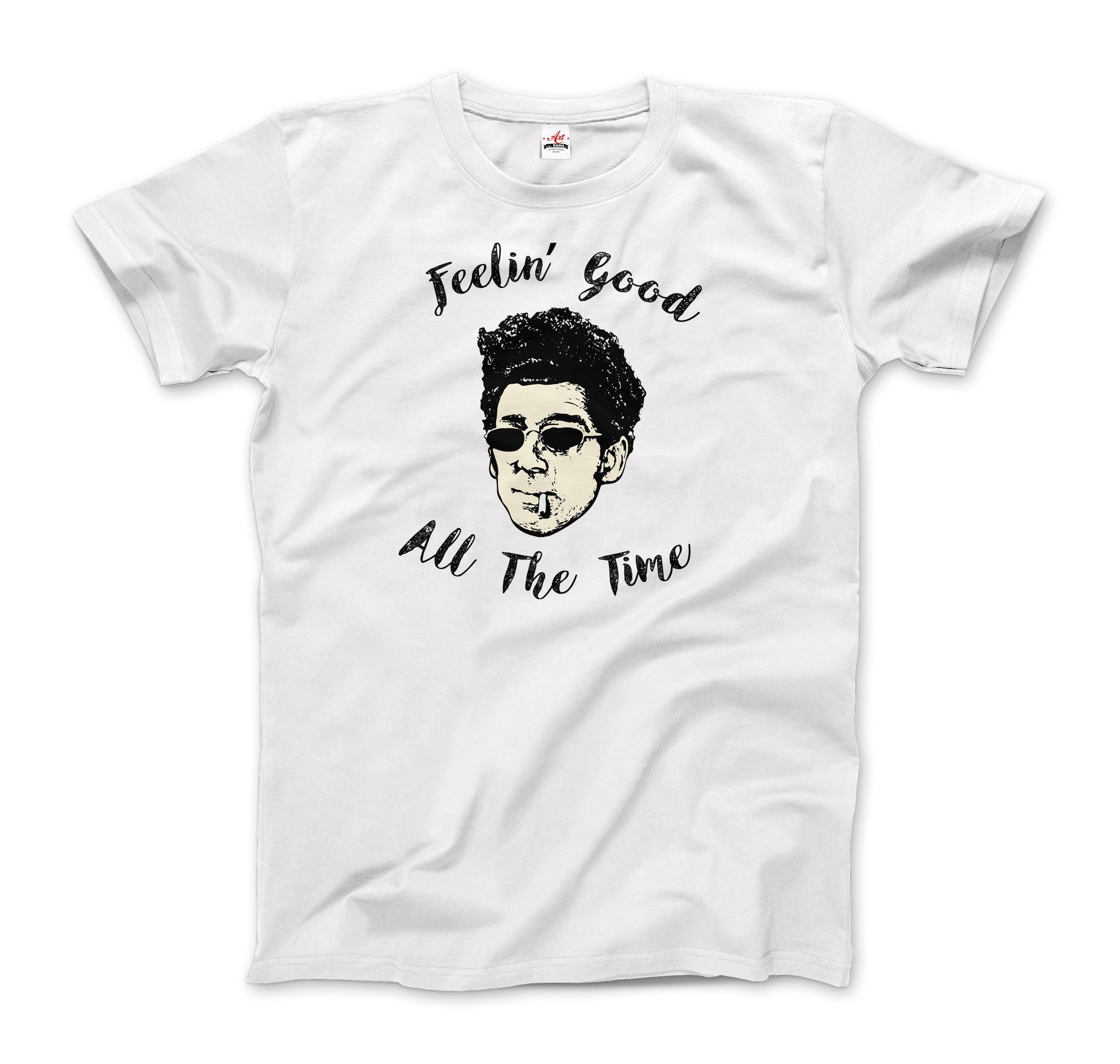 Cosmo Kramer, Feeling Good All the Time, Seinfeld t-shirt by Art-O-Rama Shop