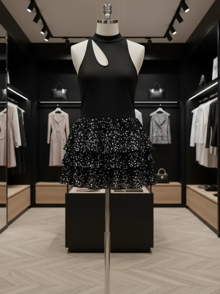 Midnight Sequin Flare • ECLIPSE New Collection BYMANYC ® New York by BYMANYC ® New York
