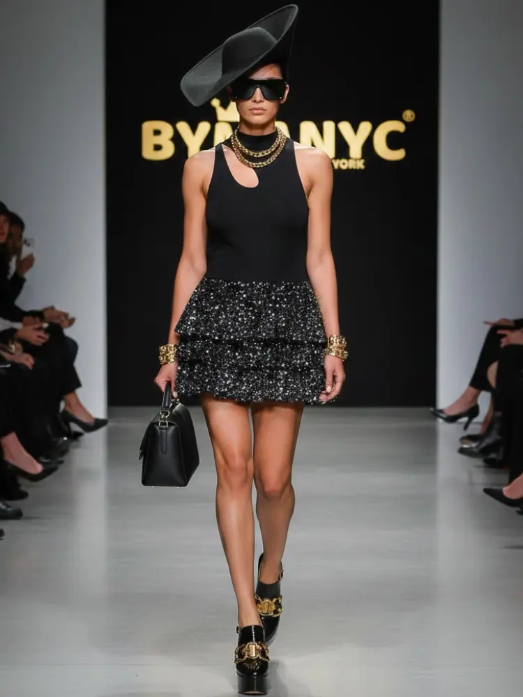 Midnight Sequin Flare • ECLIPSE New Collection BYMANYC ® New York by BYMANYC ® New York