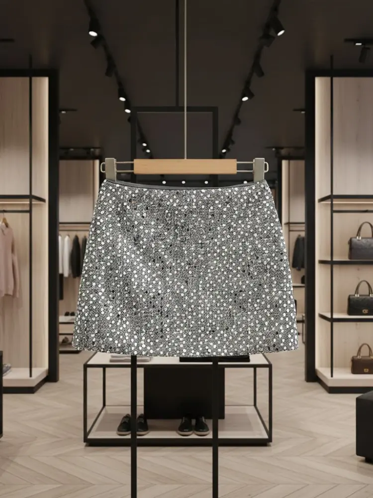 Midnight Sequin Mini Skirt • TIMES SQUARE New Collection BYMANYC ® New York by BYMANYC ® New York