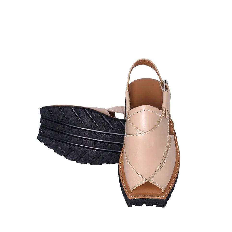 Mikaal C2 Mens Cowhide Rugged Leather Sandals Peshawari Chappal by Inland Leather