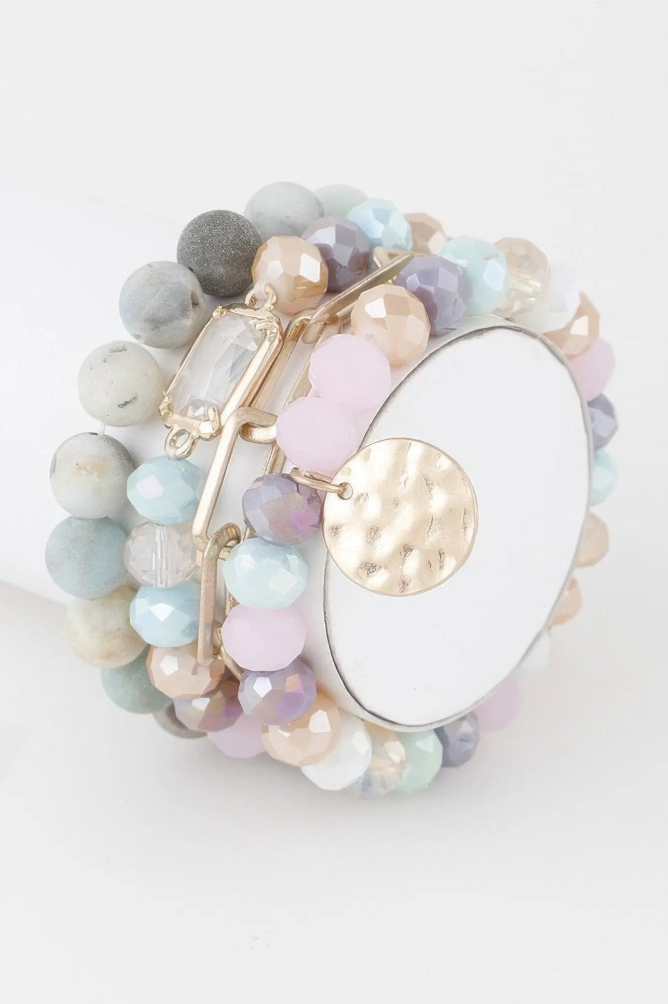Multi Stone Crystal Beaded Bracelet | BYMANYC ® New York Jewelry by BYMANYC ® New York