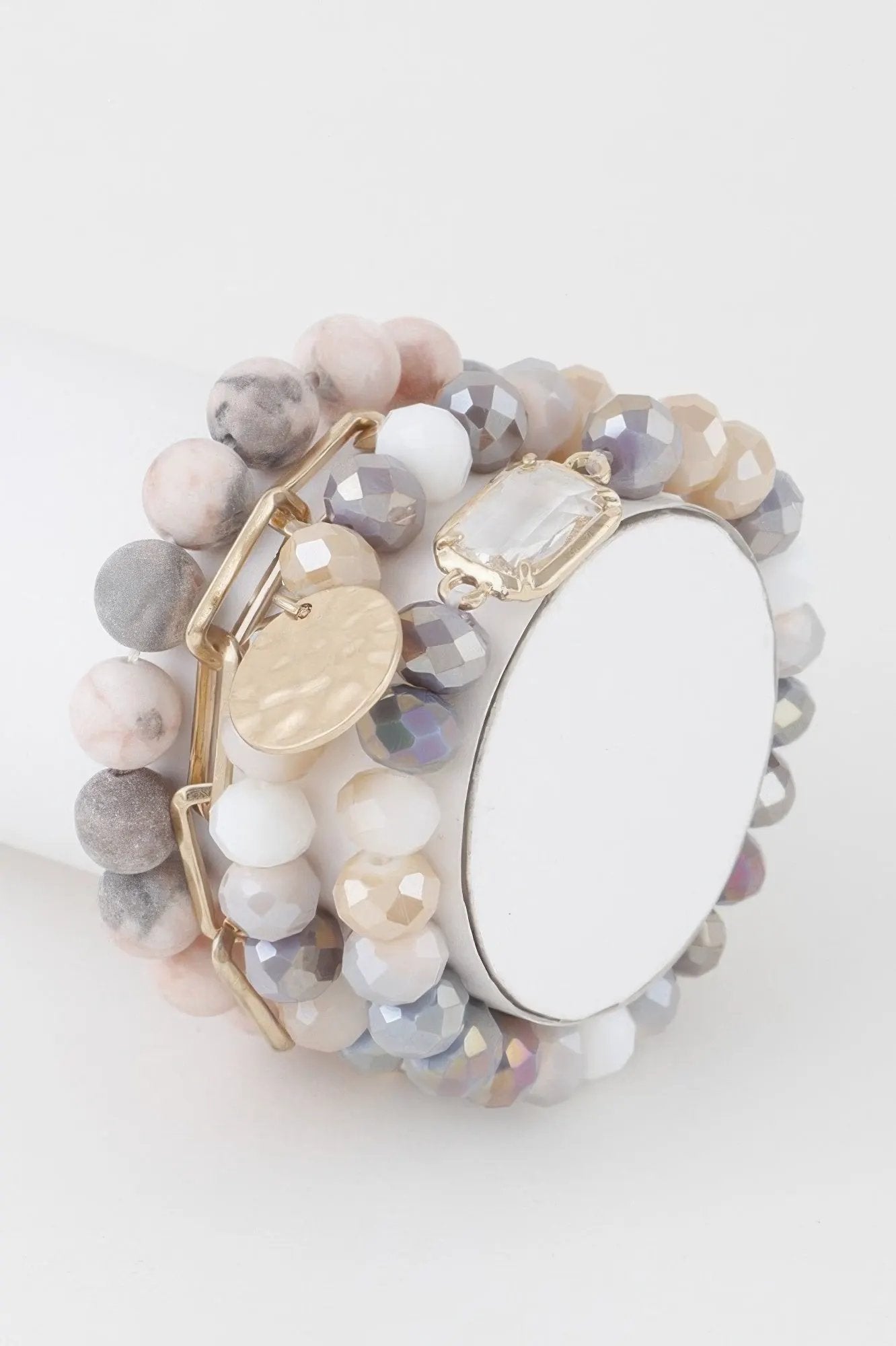 Multi Stone Crystal Beaded Bracelet | BYMANYC ® New York Jewelry by BYMANYC ® New York