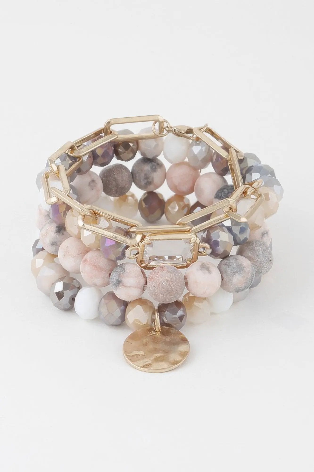 Multi Stone Crystal Beaded Bracelet | BYMANYC ® New York Jewelry by BYMANYC ® New York