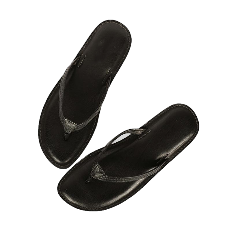 Melina Flat Leather Flip Flop women's slippers by Inland Leather