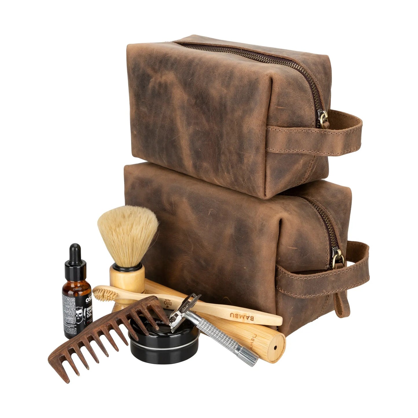 Eve Leather Dopp Kit, X Large by TORONATA