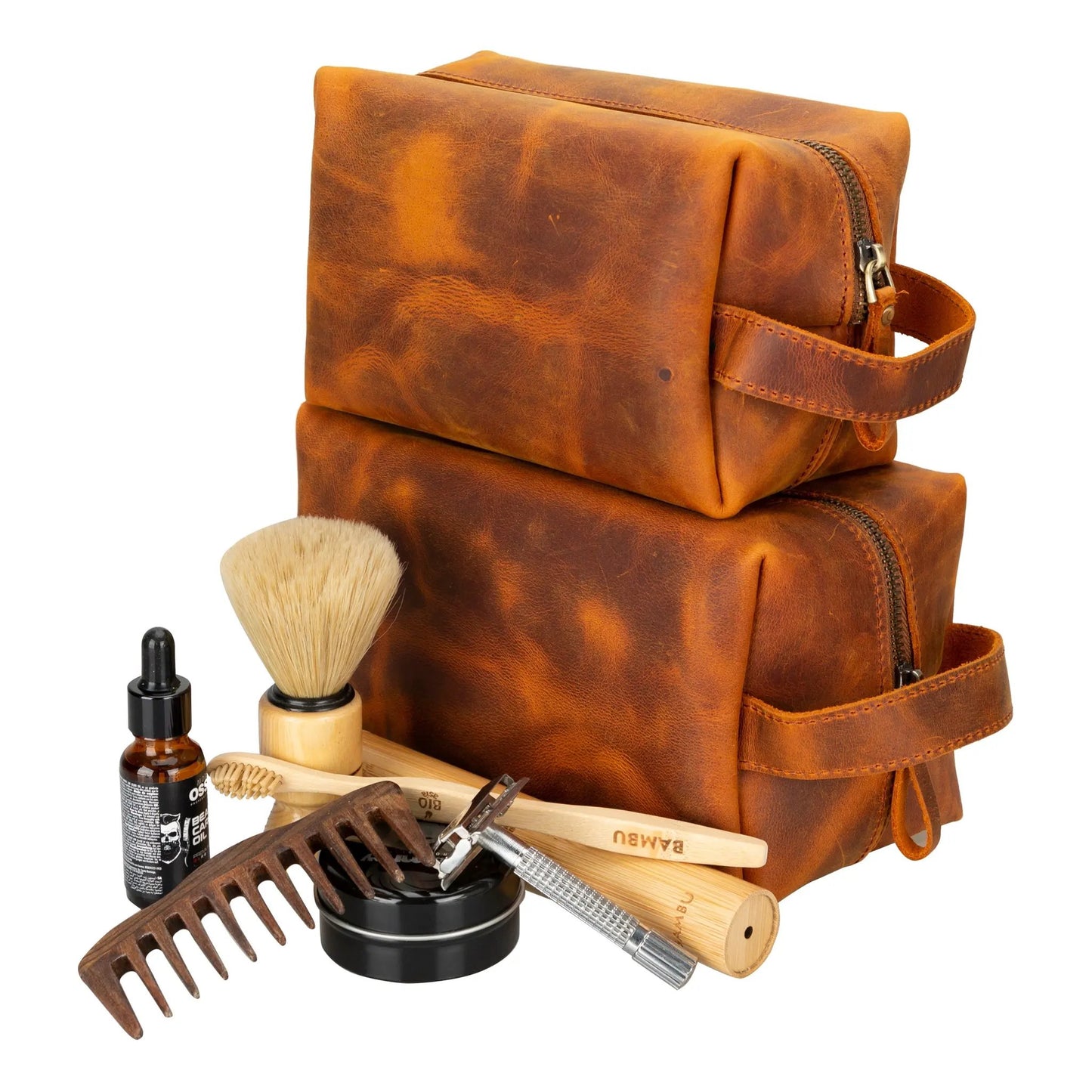 Eve Leather Dopp Kit, X Large by TORONATA
