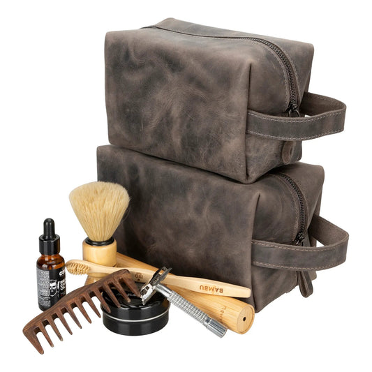 Eve Leather Dopp Kit, Large by TORONATA