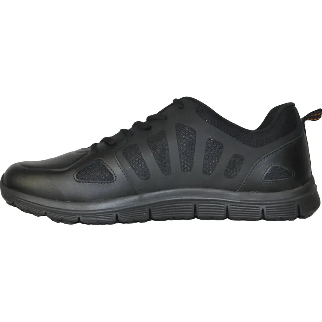 VANGELO Men Slip Resistant Shoe NICK-1 Black by Tux-USA