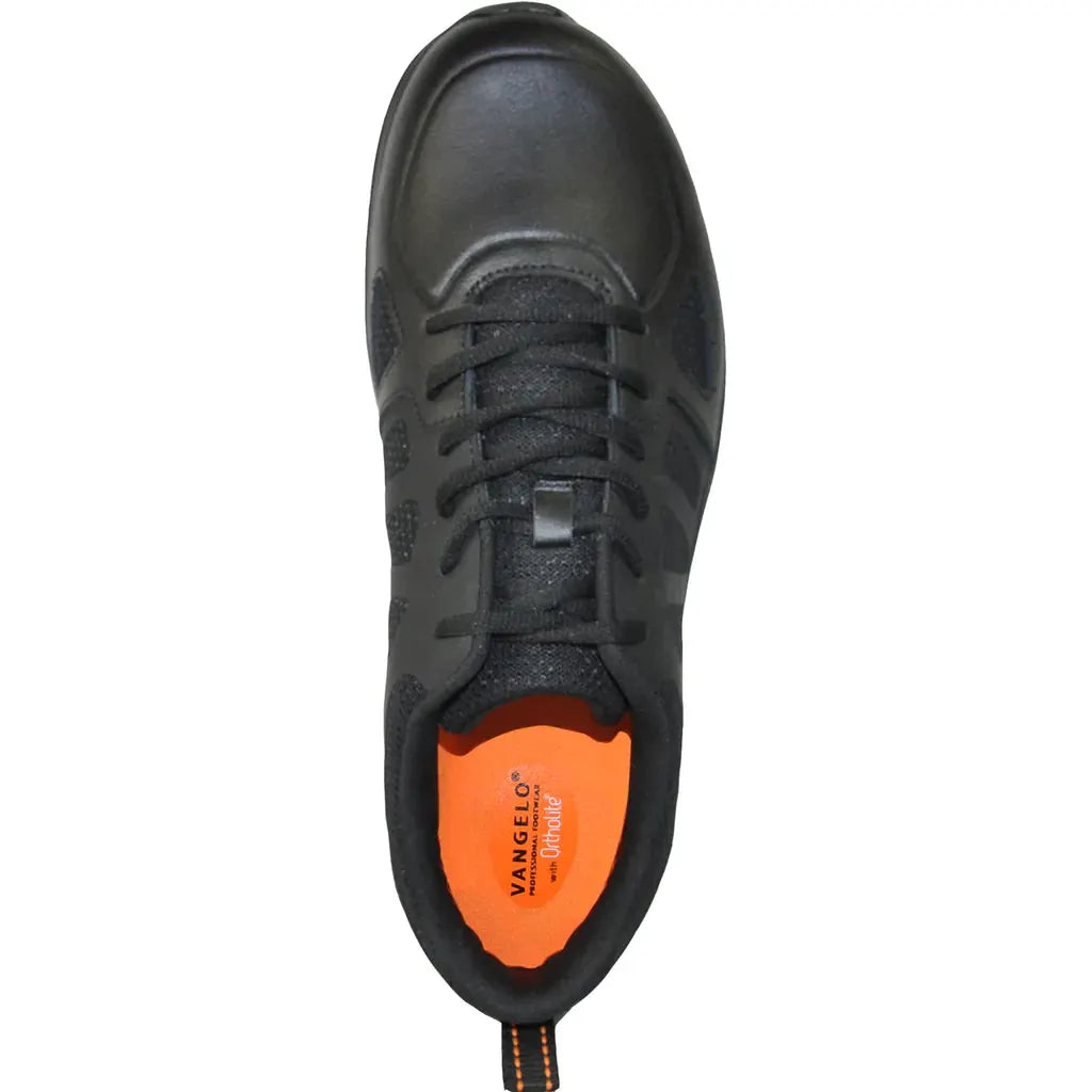 VANGELO Men Slip Resistant Shoe NICK-1 Black by Tux-USA