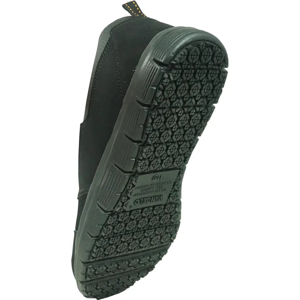 VANGELO Men Slip Resistant Shoe NICK-2 Black by Tux-USA