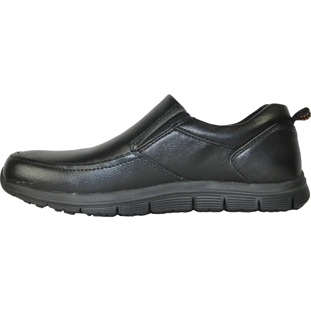 VANGELO Men Slip Resistant Shoe NICK-3 Black by Tux-USA