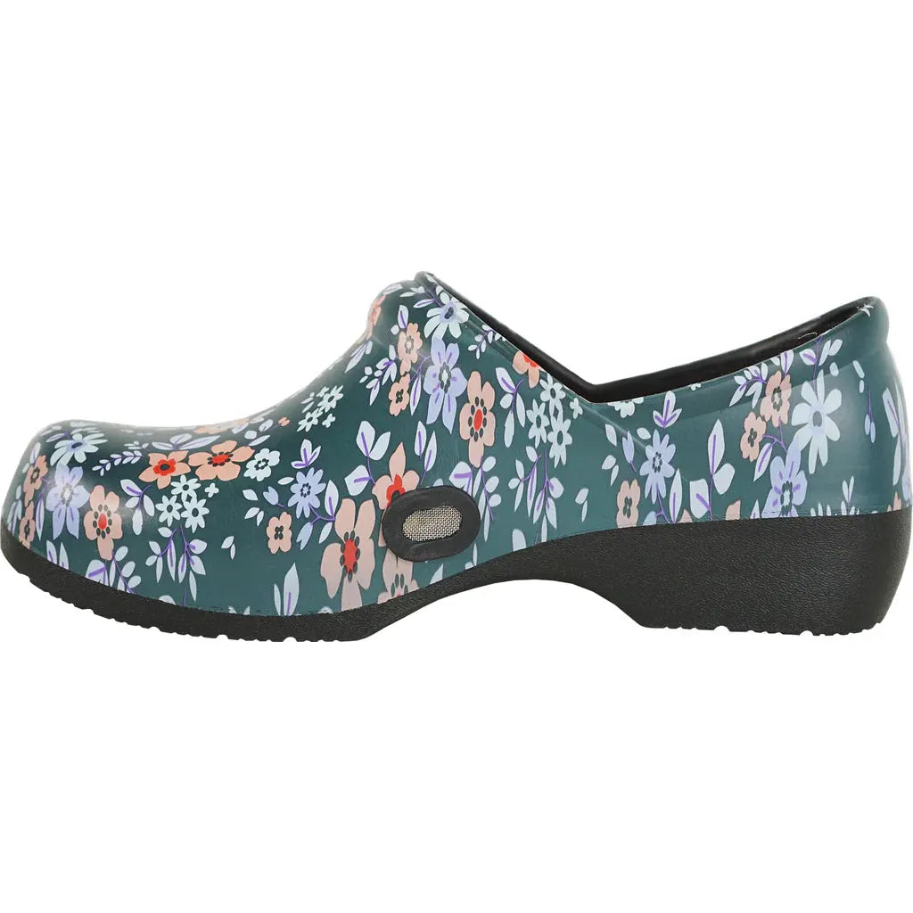 VANGELO Women Slip Resistant Clog NIKO Flower-2 by Tux-USA