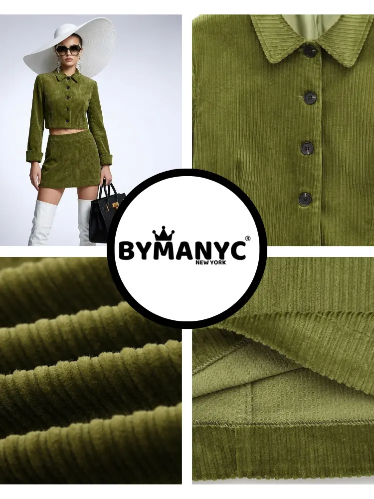 NOLITA Women's Corduroy Jacket & Skirt Set Prêt-à-Porter BYMANYC ® NY by BYMANYC ® New York