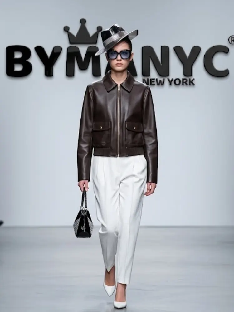WOMEN'S JACKET Ecological WALL STREET New Collection Trendy BYMANYC ® New York by BYMANYC ® New York