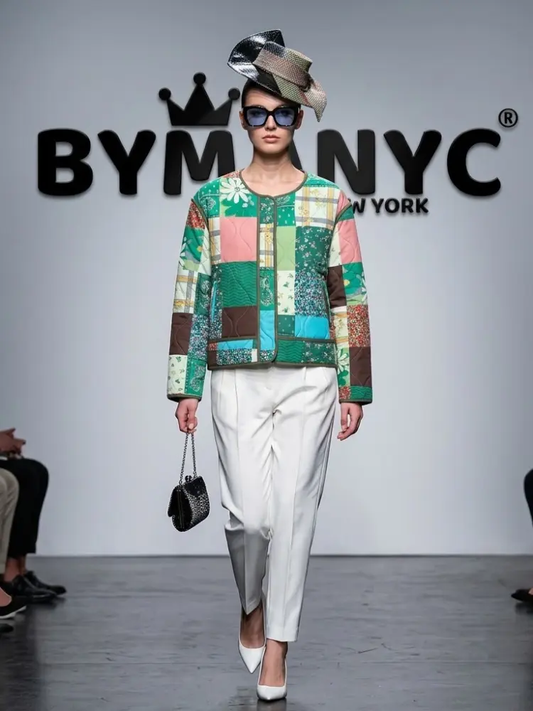WOMEN'S JACKET Ecological MORNINGSIDE New Collection Top Trendy BYMANYC ® New York by BYMANYC ® New York