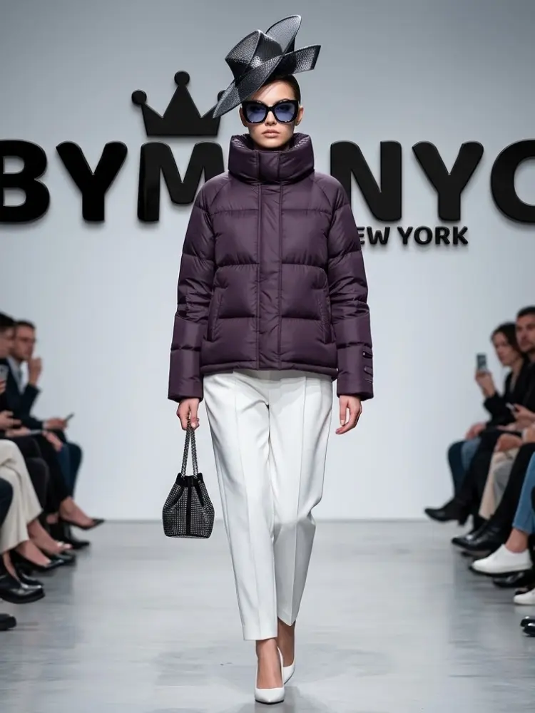 WOMEN'S JACKET Ecological HUDSON SQUARE New Collection Top Trendy BYMANYC ® New York by BYMANYC ® New York