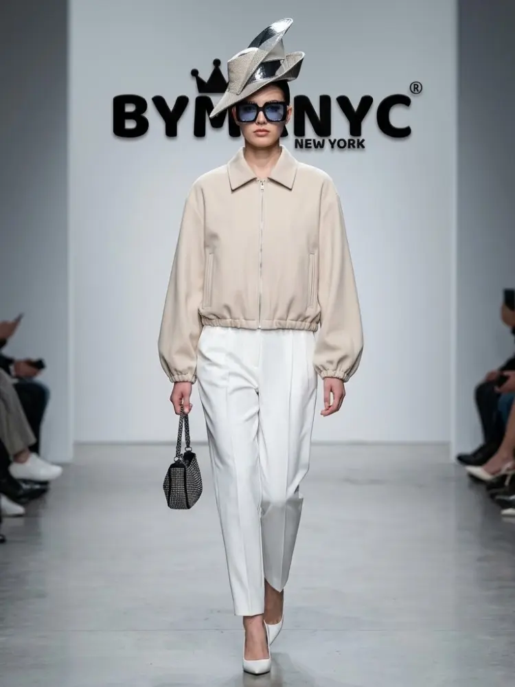 WOMEN'S JACKET Ecological BROADWAY New Collection Top Trendy BYMANYC ® New York by BYMANYC ® New York