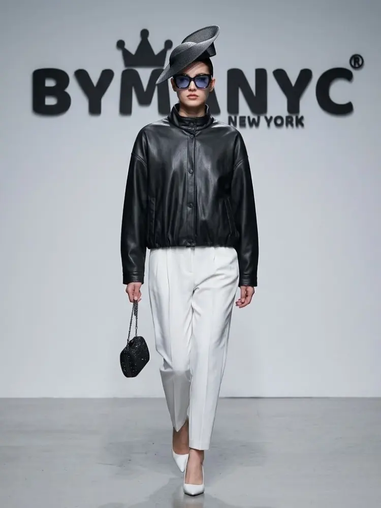 WOMEN'S JACKET Ecological HERALD SQUARE New Collection Top Trendy BYMANYC ® New York by BYMANYC ® New York