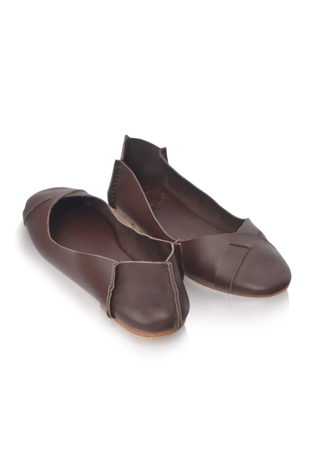 Native Leather Ballet Flats by ELF