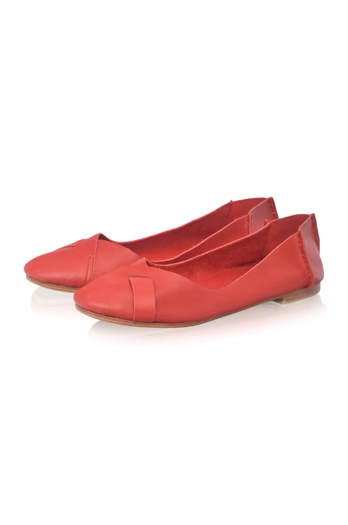 Native Leather Ballet Flats by ELF