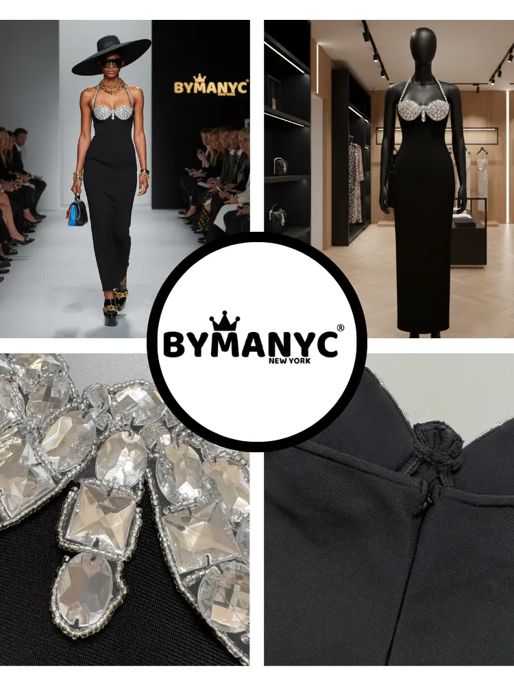 Noir Diamond Halter • MIDTOWN New Collection BYMANYC ® New York by BYMANYC ® New York