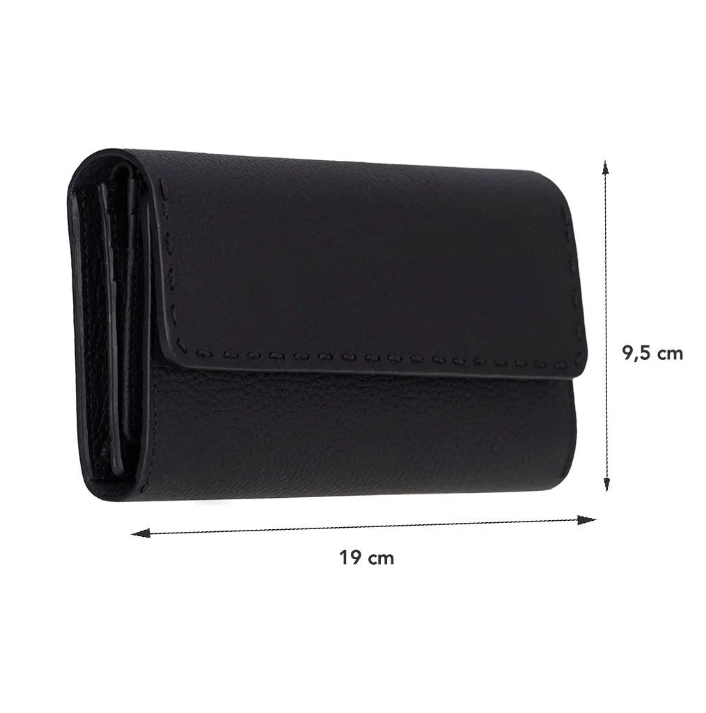 Nome Leather Wallet – 16 Card Slots & Phone Holder by TORONATA