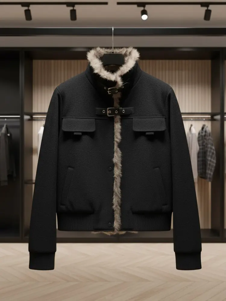 Nordic-Chic Shearling Bomber • MADISON New Collection BYMANYC ® New York by BYMANYC ® New York