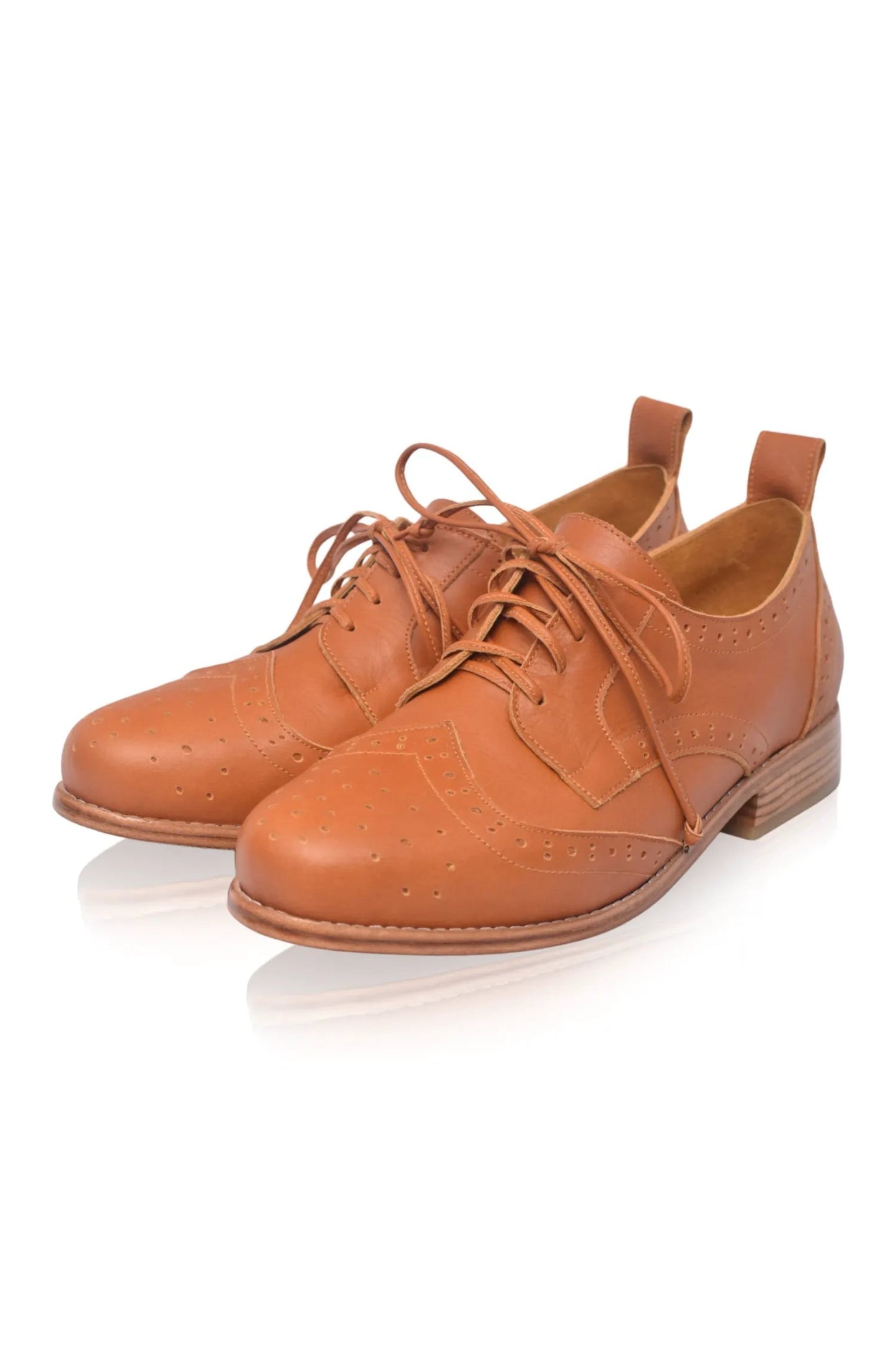 Northlight Cutout Leather Brogues by ELF