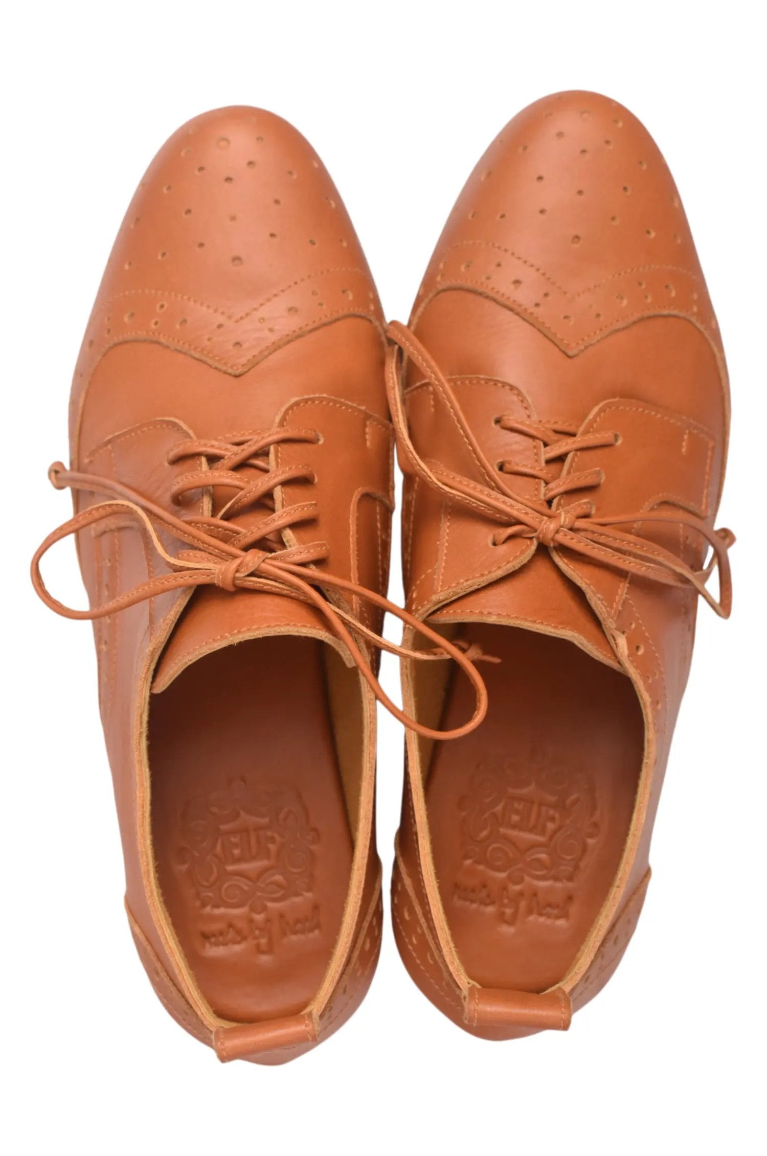 Northlight Cutout Leather Brogues by ELF