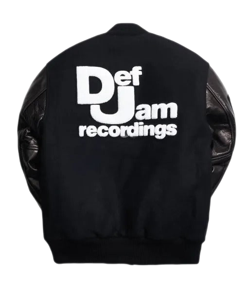 Def Leather & Fabric Varsity Jacket (PREMIUM) by Inland Leather Co