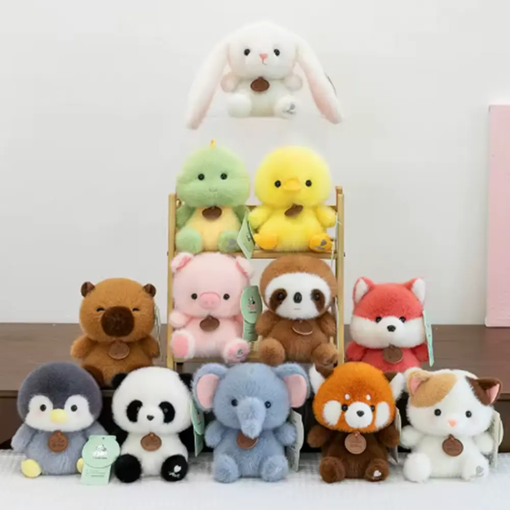 MyKids-USA® 6.5” Scented Animal Plush Toy – Super Soft PP Cotton by Tux-USA