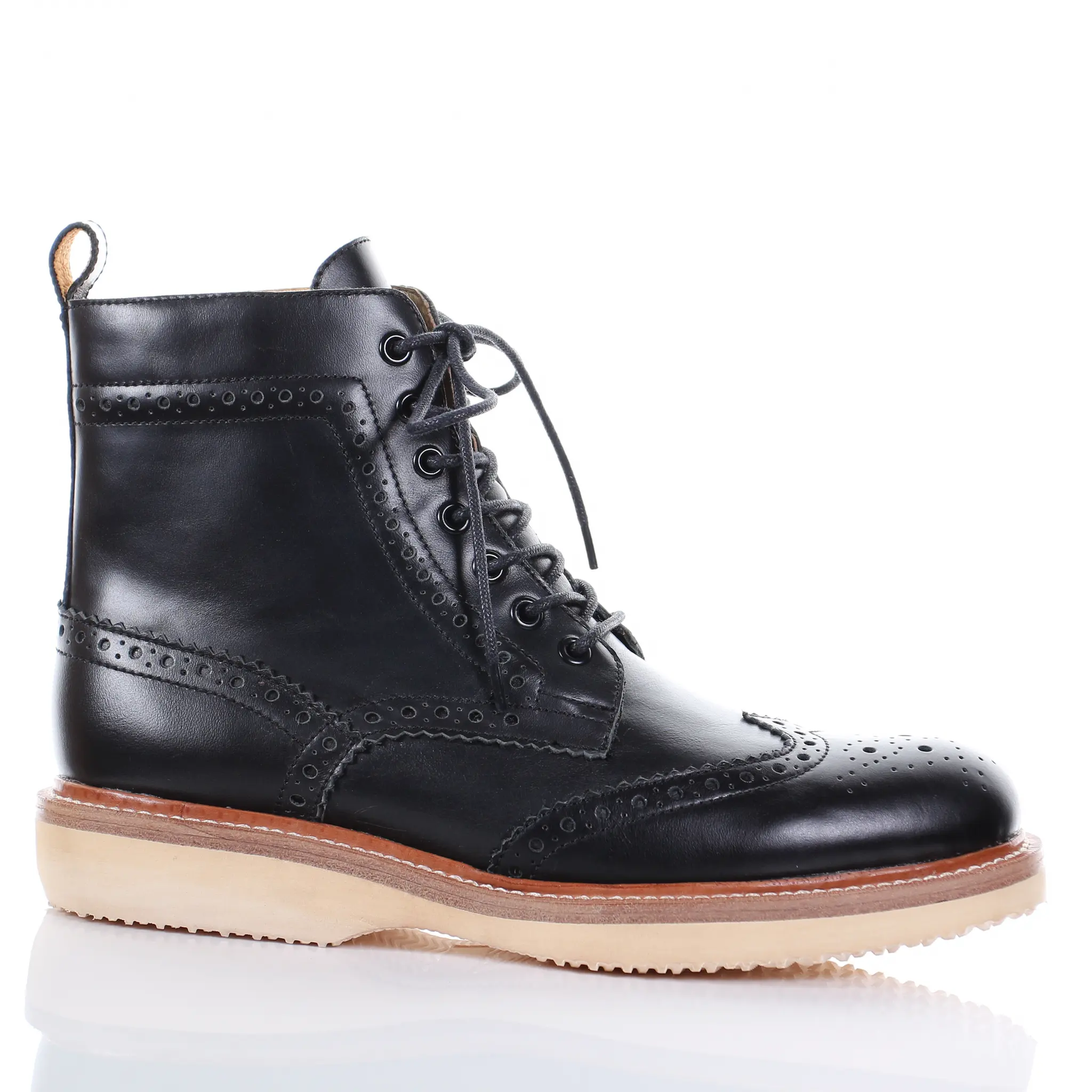 Men's Leather Oxford Boots by PRODUIT PARFAIT